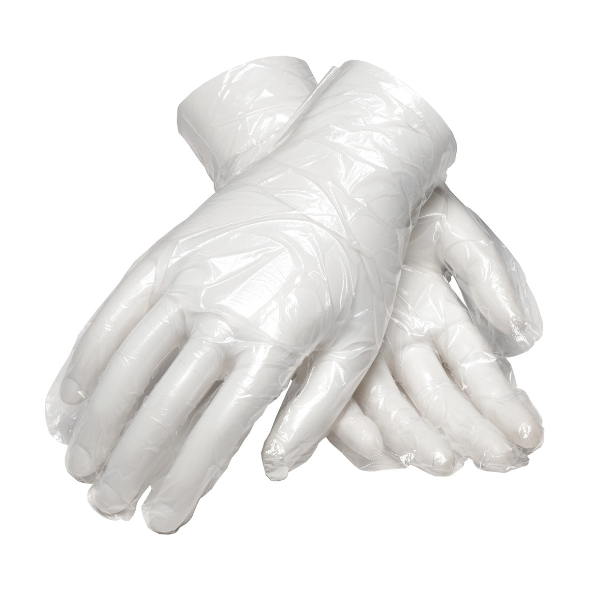 PIP® Ambi-dex® 65-544 Disposable Gloves, Polyethylene, Clear, 11.7 in L, Powder Free, 1 mil THK, Application Type: Food Grade, Ambidextrous Hand